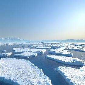 3D Polar Ice Terrain model